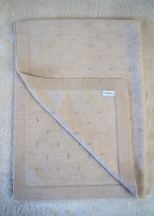 DreamWeave Blanket - Sand - 75x95 cm