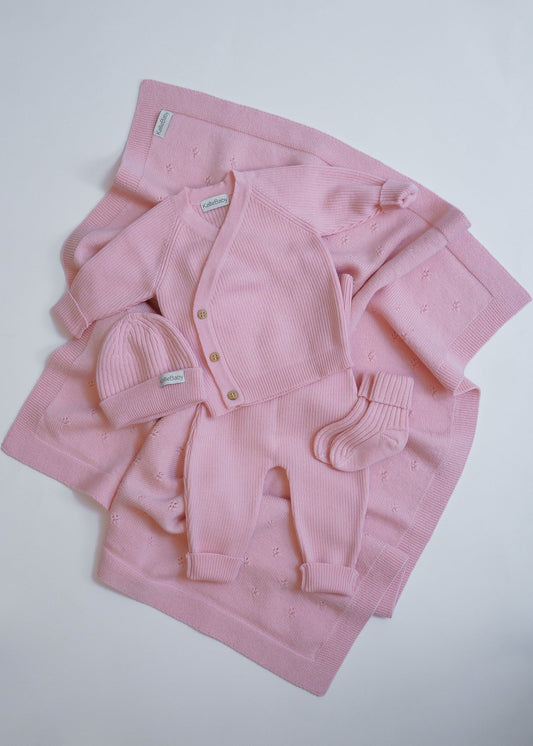 Everyday Winter Set - Powder Pink - 5 pcs - 50/62 cm