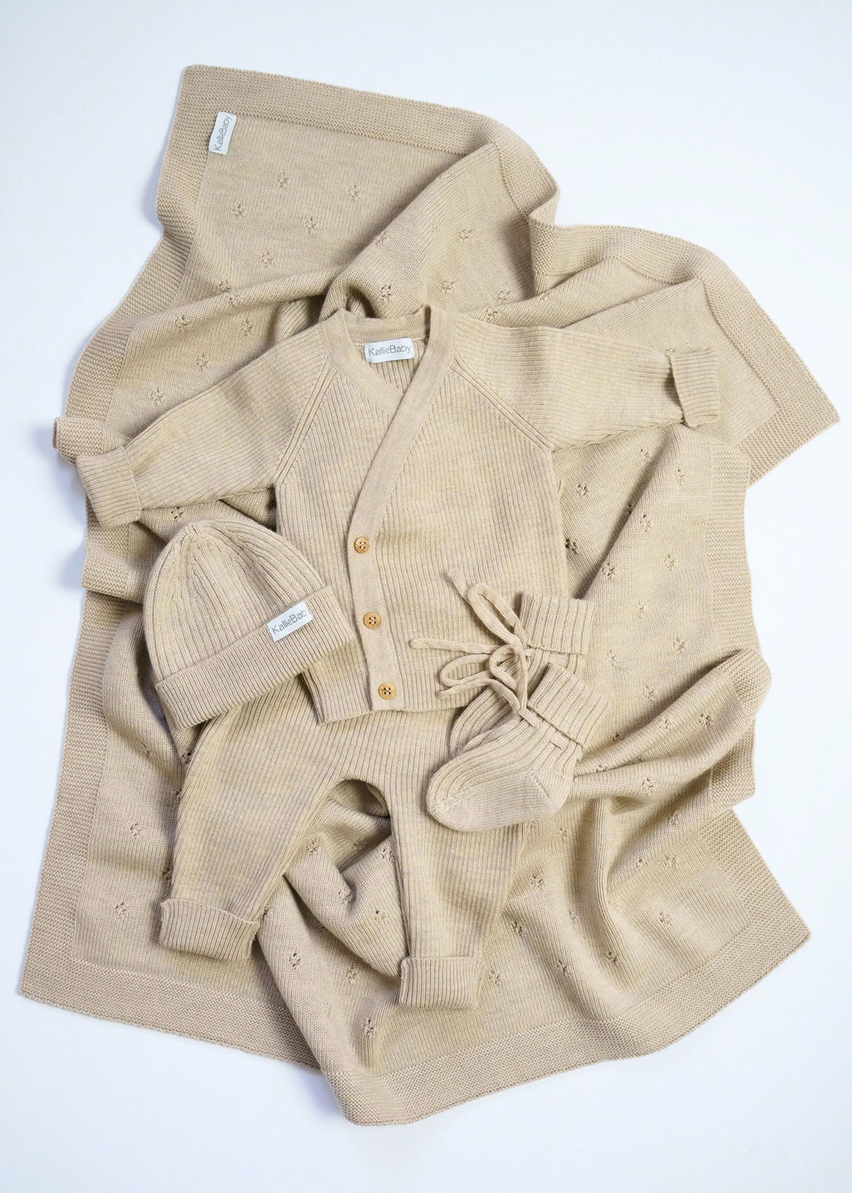 Everyday Winter Set - Sand - 5 pcs - 50/62 cm