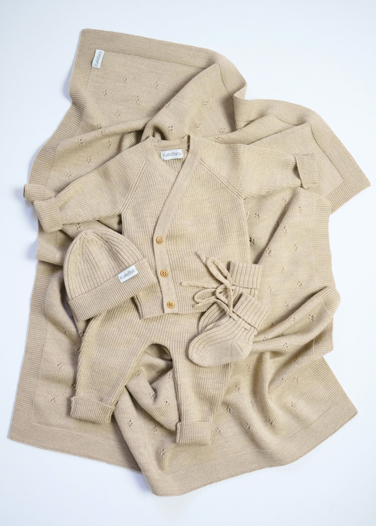 Everyday Winter Set - Sand - 5 pcs - 50/62 cm