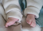 Comfortable ribbed knit pants made from 100% RWS certified merino wool. Soft, stretchy, and breathable, these sustainable baby pants provide warmth without overheating, allowing little ones to move freely every day.