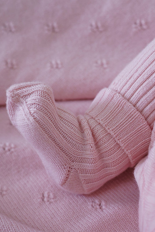 TinyToes Socks - Powder Pink