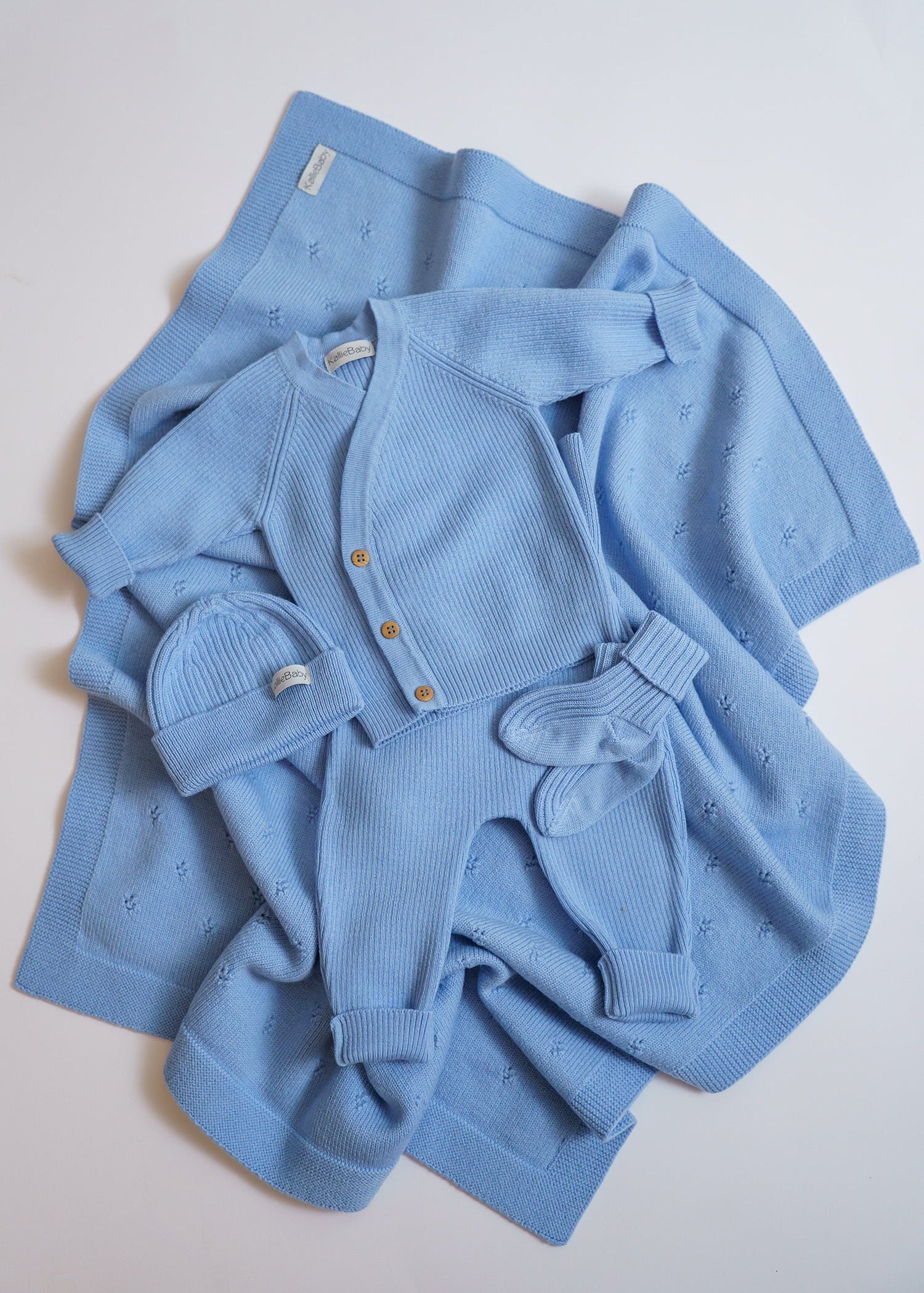 Everyday Winter Set - Baby Blue - 5 pcs - 50/62 cm