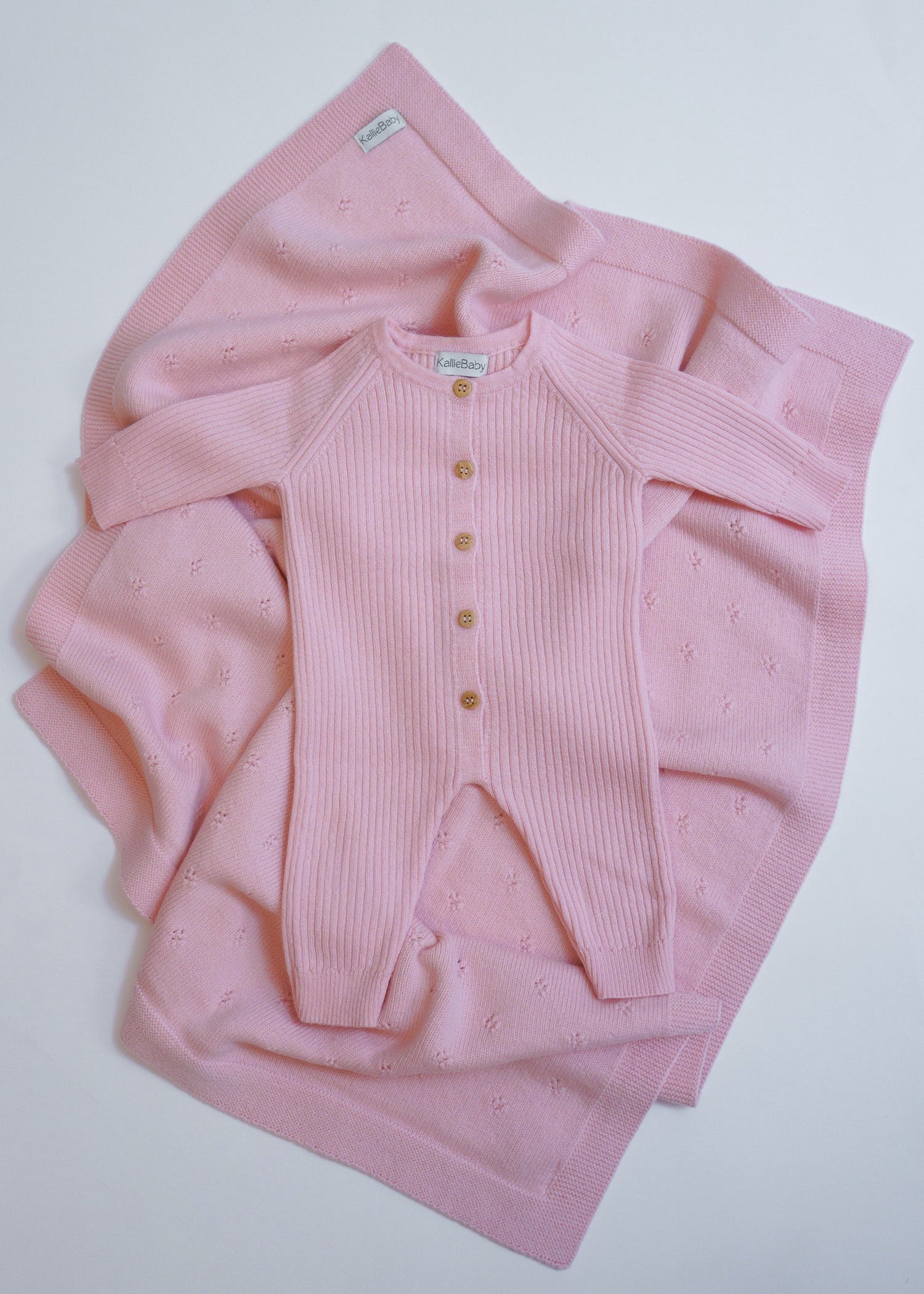 Sleep & Stroll Set - Powder Pink - 2 pcs - 50/62 cm