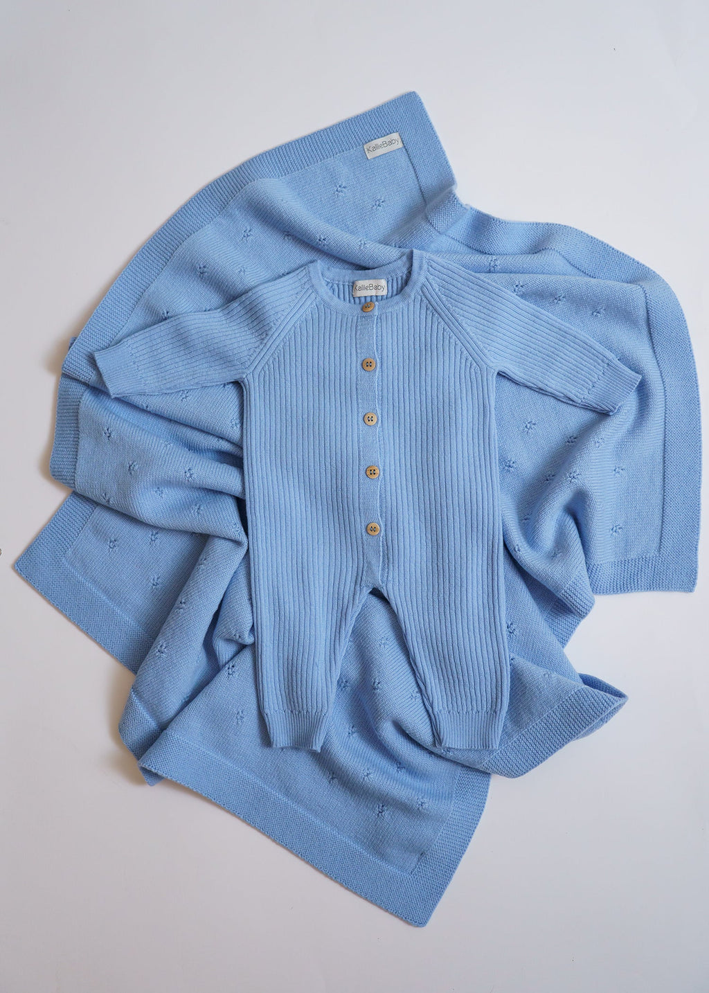 Sleep & Stroll Set - Baby Blue - 2 pcs - 50/62 cm