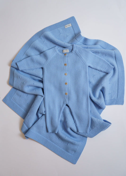 Sleep & Stroll Set - Baby Blue - 2 pcs - 50/62 cm