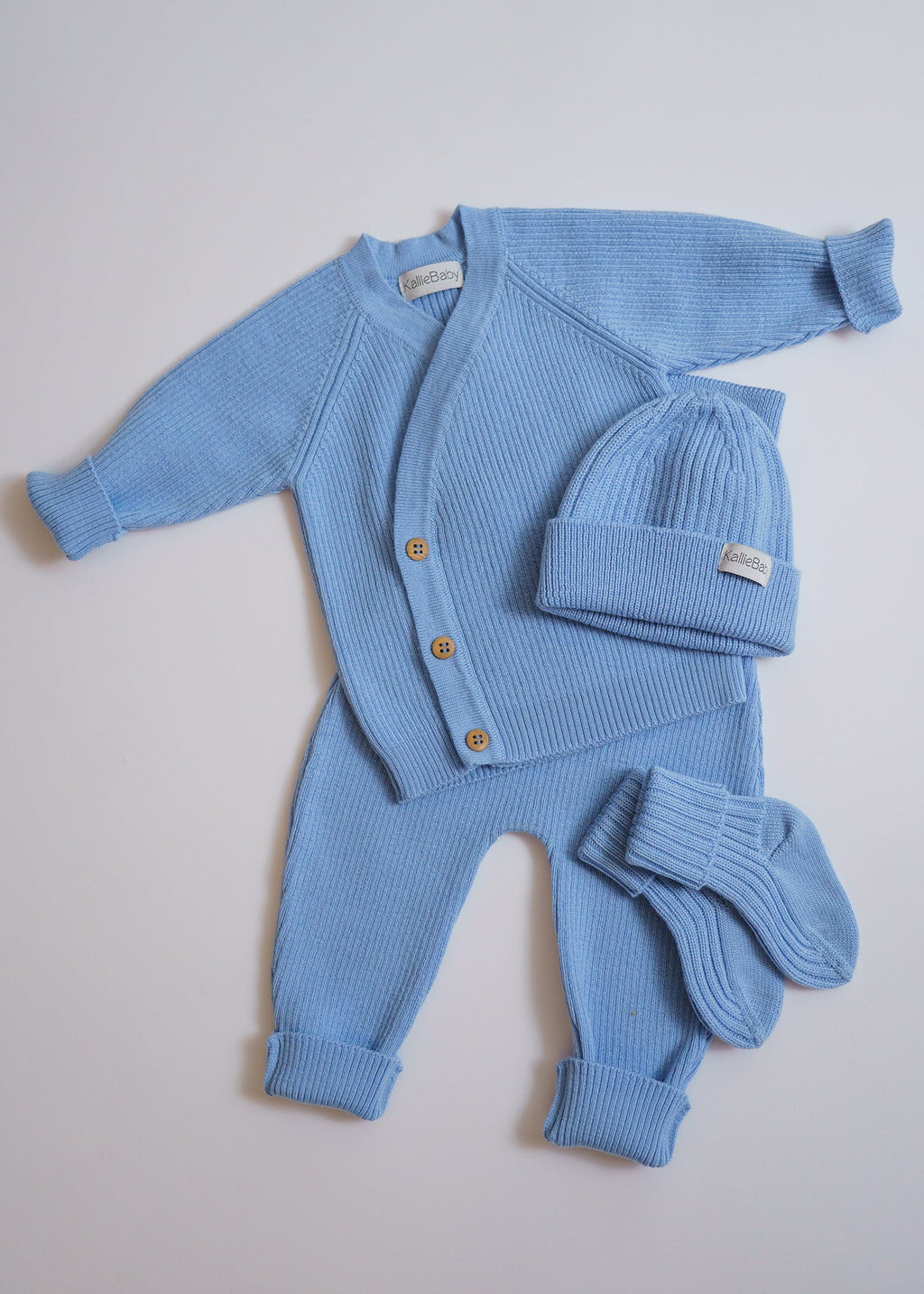 Outdoor Basics Set - Baby Blue - 4 pcs - 50/62 cm