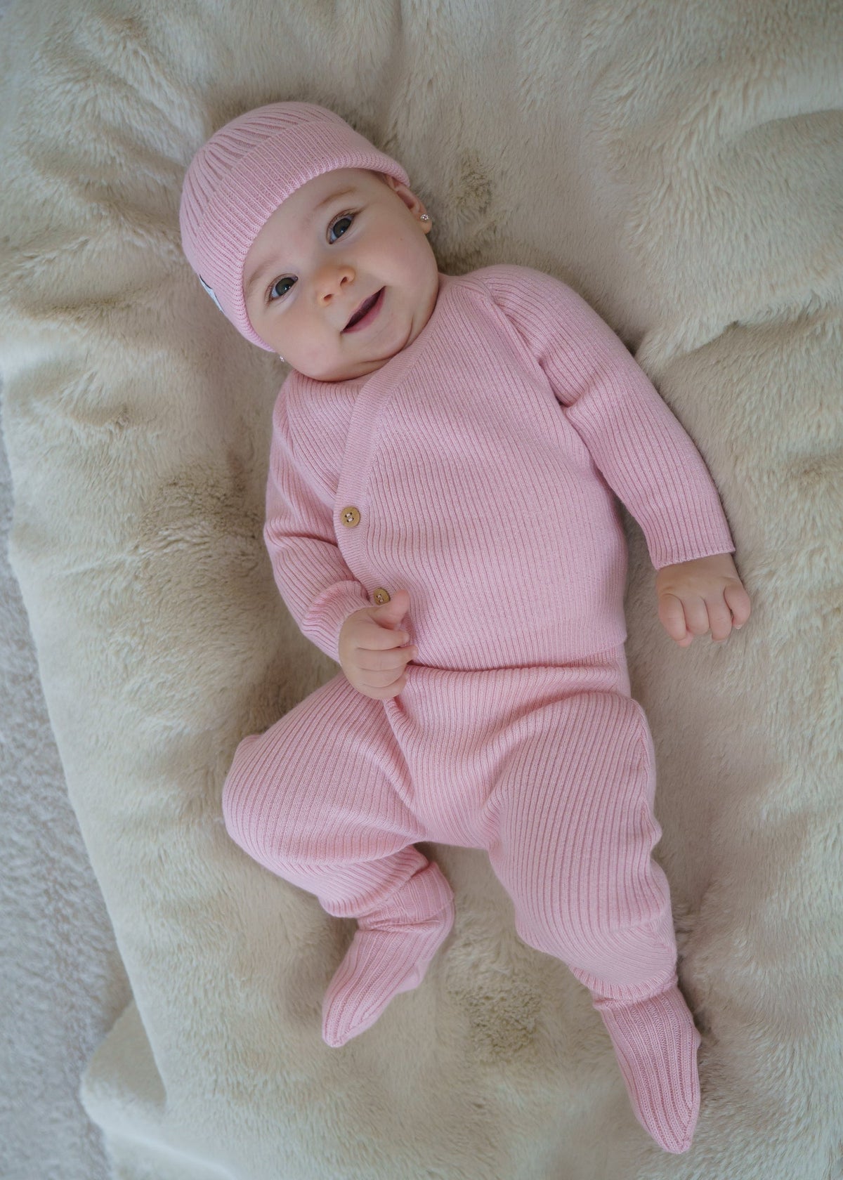 Complete First Wardrobe - Powder Pink - 6 pcs - 50/62 cm