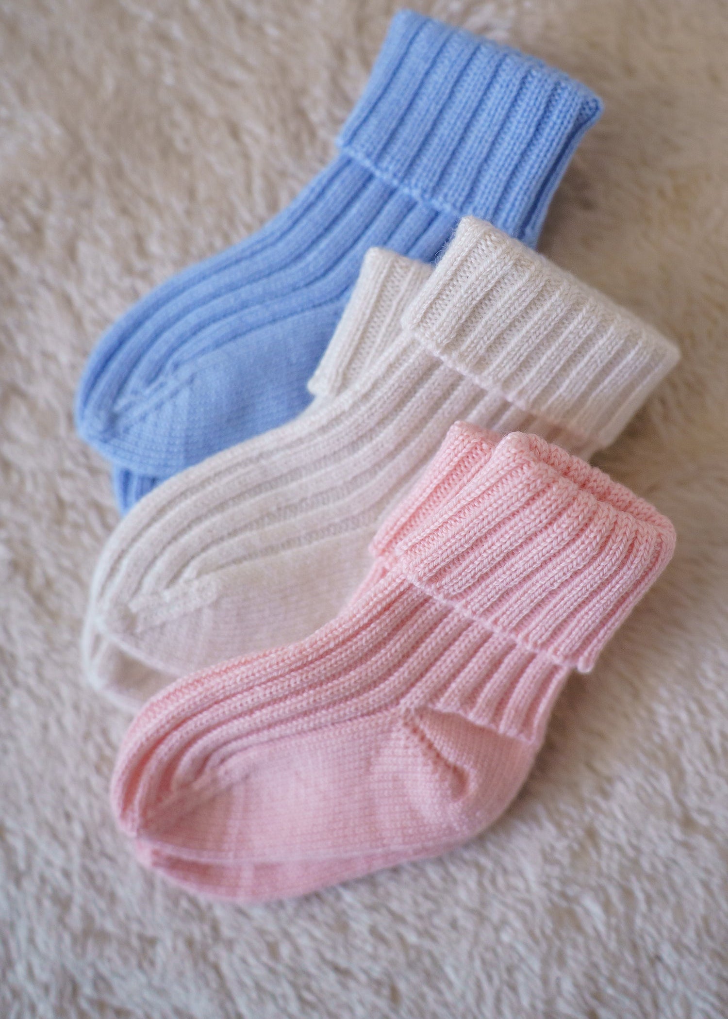 TinyToes Socks - Powder Pink