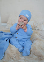 Newborn Comfort Set - Baby Blue - 4 pcs - 50/62 cm