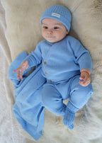 Complete First Wardrobe - Baby Blue - 6 pcs - 50/62 cm
