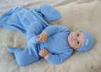 Complete First Wardrobe - Baby Blue - 6 pcs - 50/62 cm