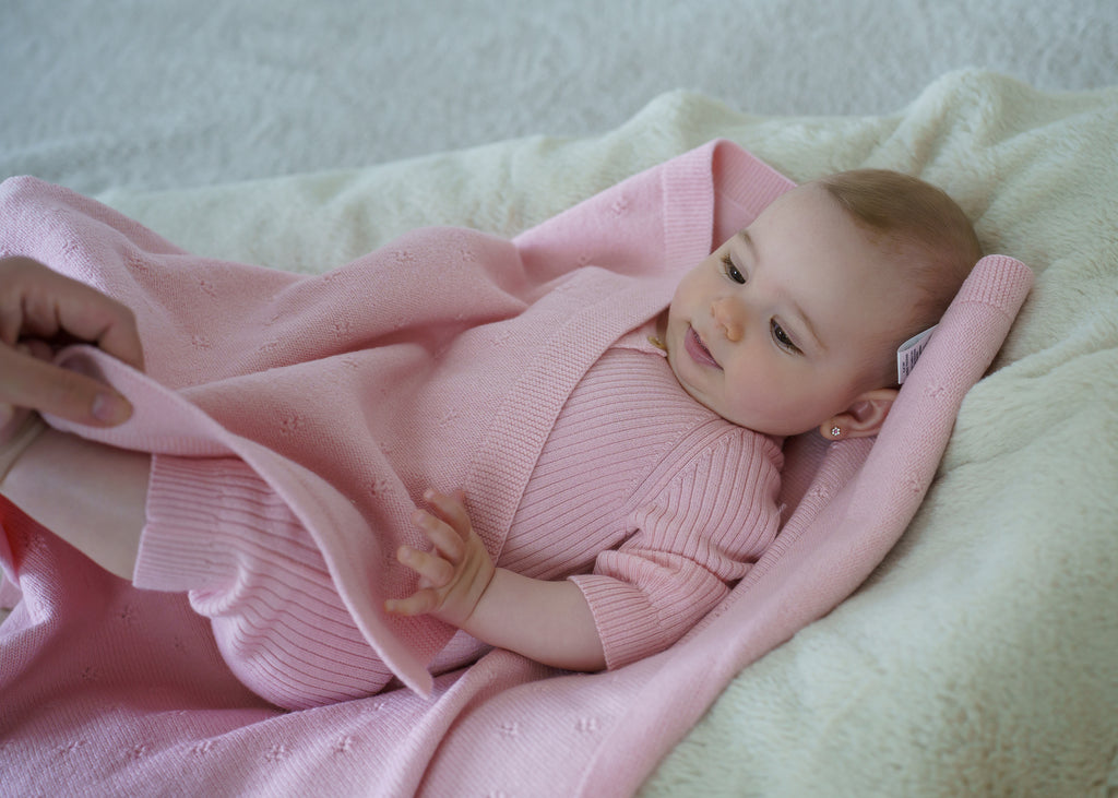 Newborn Comfort Set - Powder Pink - 4 pcs - 50/62 cm