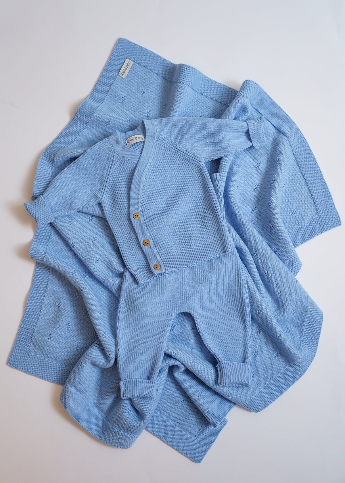 Cosy Outdoors Set - Baby Blue - 3 pcs - 50/62 cm