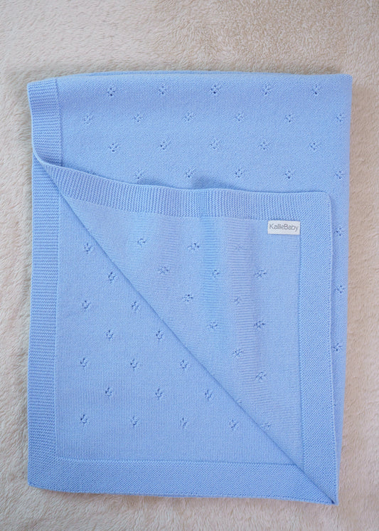 DreamWeave Blanket - Baby Blue - 70x95 cm
