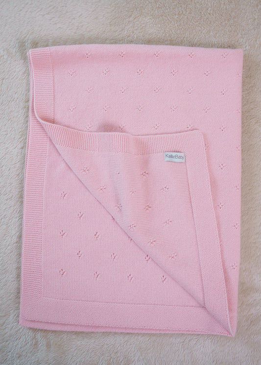 DreamWeave Blanket - Powder Pink - 70x95 cm