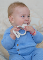 CosyTie Cardigan - Baby Blue